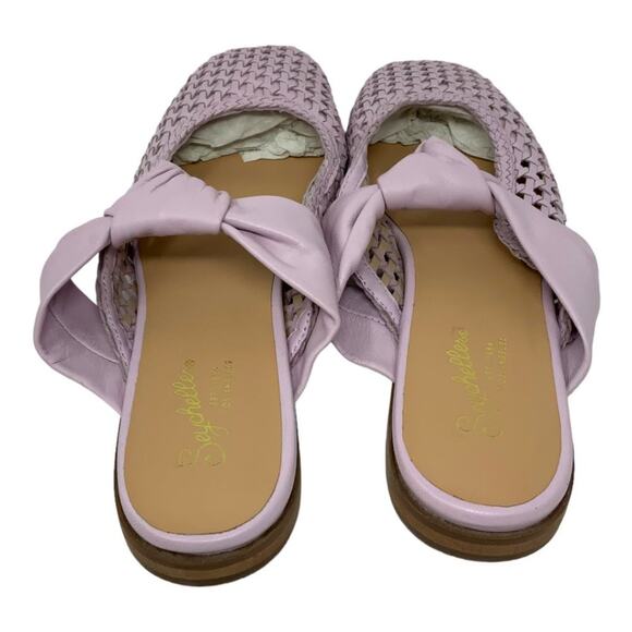 Seychelles Art Deco Leather Slip On Flat Mules Size 9 NWT $159 MSRP - Picture 6 of 7